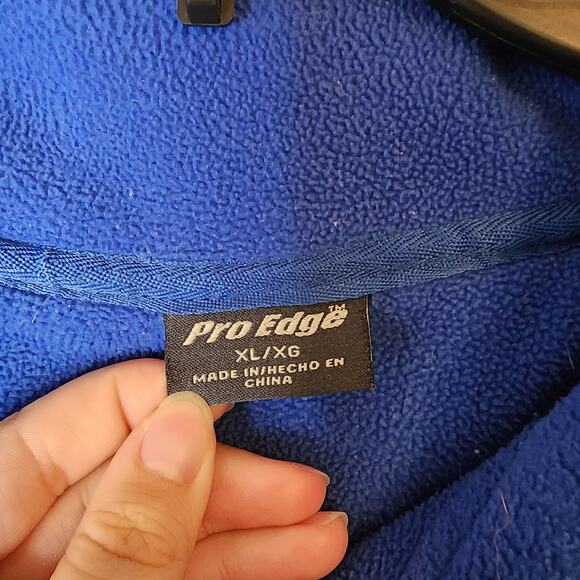 ProEdge Kentucky Fleece 1/4 Pullover Mens XL Blue/Gray Wildcats U.K. Big Blue - Picture 5 of 11